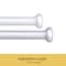 Kenney Mfg Kenney Weaver 1" Indoor/Outdoor Rust-Resistant Curtain Rod, 72-144", Brushed Nickel KN90011 - alternate 4